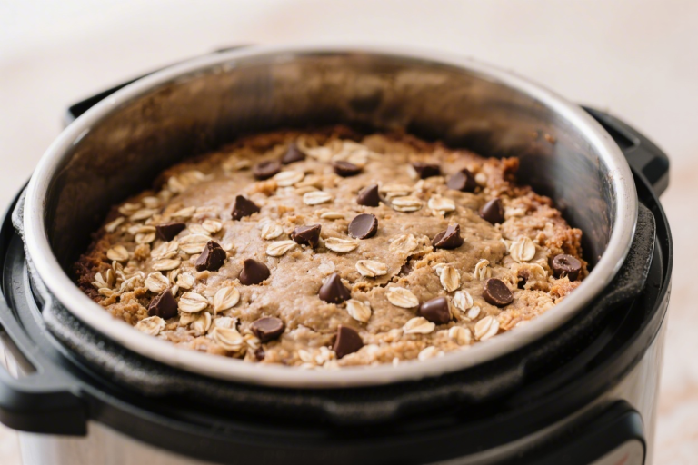 Gooey Chocolate Chip Oatmeal Cake Your Kids Will Actually Eat