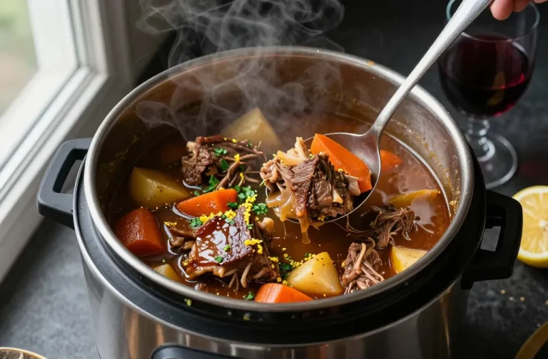 Lamb Pressure Cooker Recipe for Tender Spoonable Stew