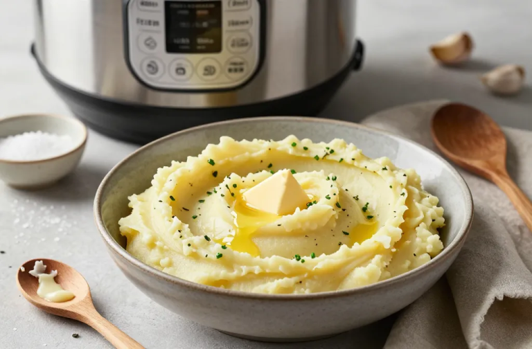 Weeknight-Perfect Garlic and Herb Mashed Potatoes (Instant Pot)