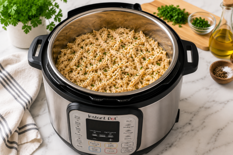 Insta Pot Shredded Chicken That Is Easy, Juicy, and Ready for Anything