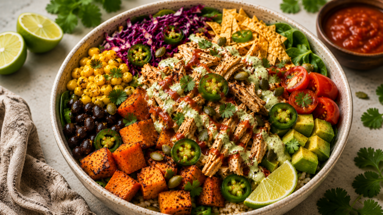 Spicy Southwest Sweet Potato Bowl That Is Sure To Wake Up Your Taste buds